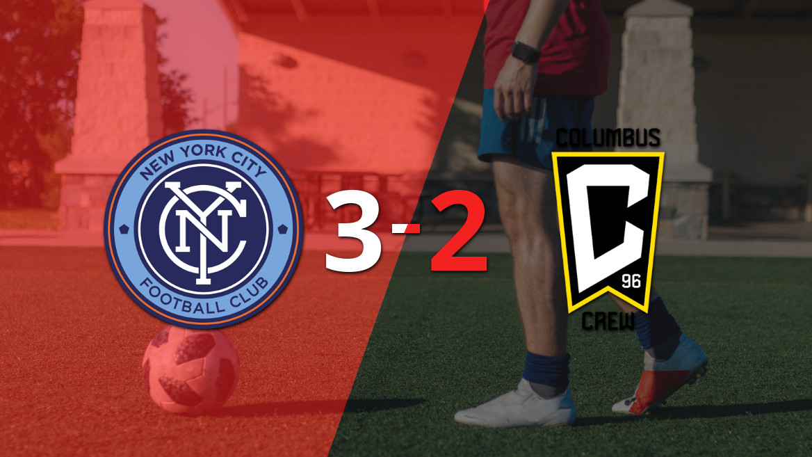 Hannes Wolf Strikes Twice as New York City FC Defeats Columbus Crew 3-2