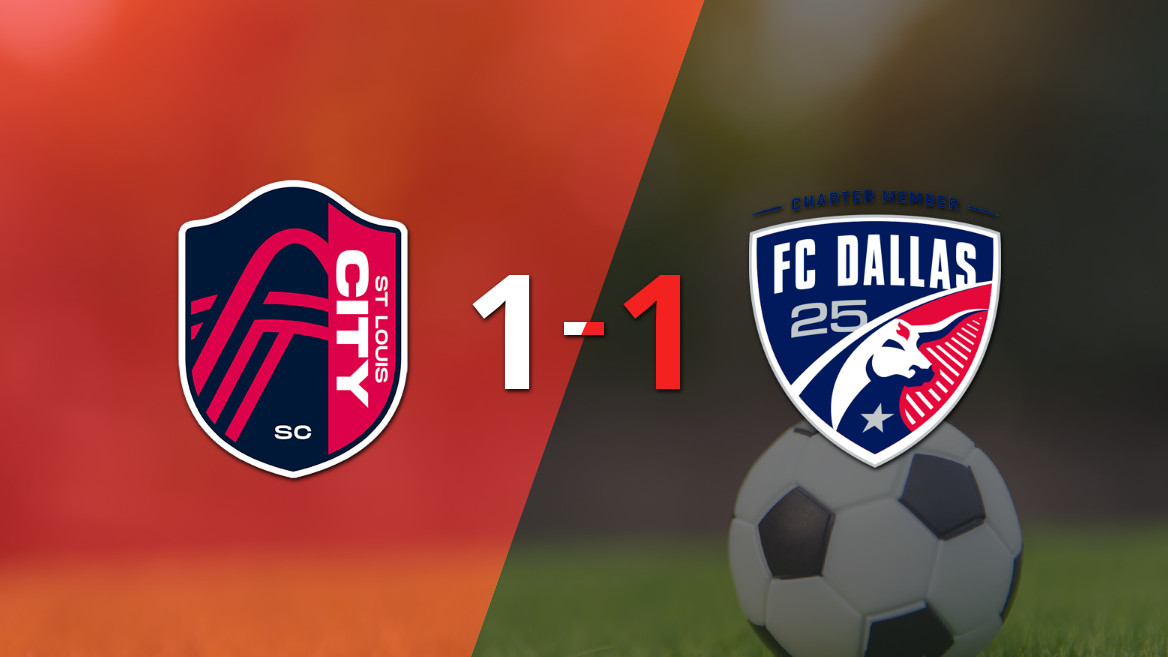Empate entre St. Louis City e FC Dallas no Energizer Park