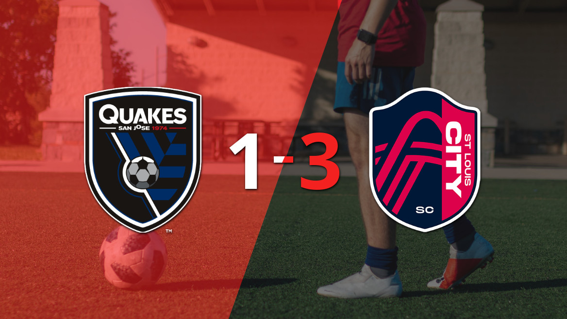 Brendan McSorley brilla con un doblete en la victoria de St. Louis City sobre San José Earthquakes