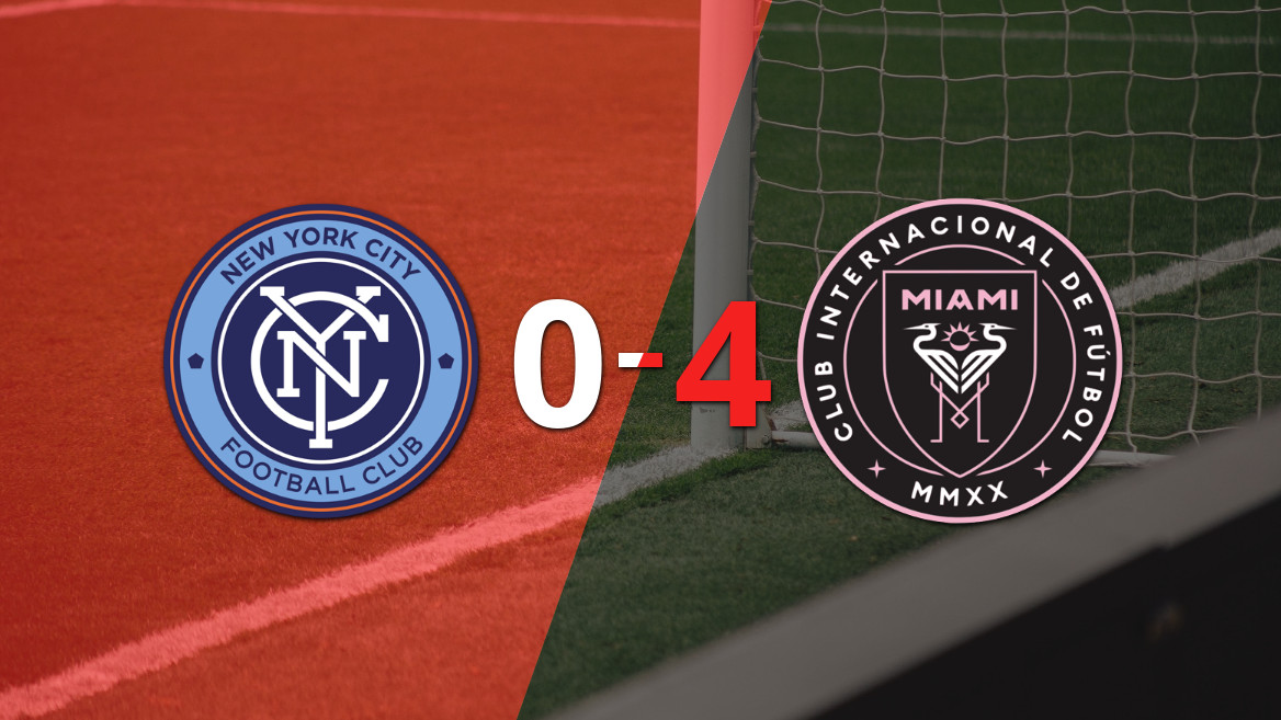 Inter Miami Dominates New York City FC with a 4-0 Victory Led by Lionel Messi’s Brace