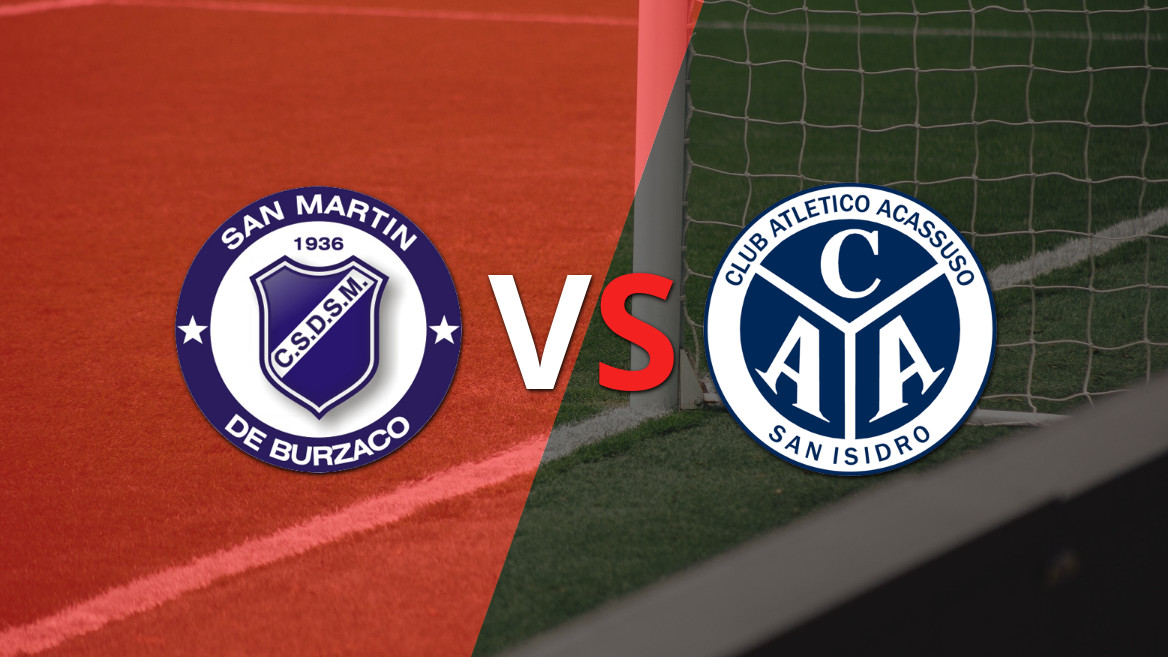 EN VIVO: San Martín Burzaco celebró una victoria 2-0 sobre Acassuso