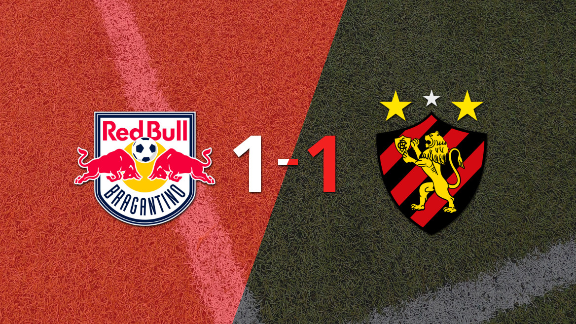 Derik Lacerda iguala o jogo para o Sport Recife contra o RB Bragantino