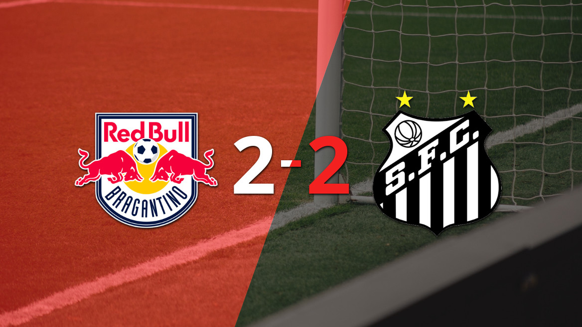 Dramatic Draw Between RB Bragantino and Santos