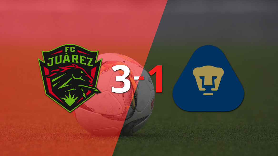 FC Juárez Overcomes Pumas UNAM 3-1 in a Thrilling Clash