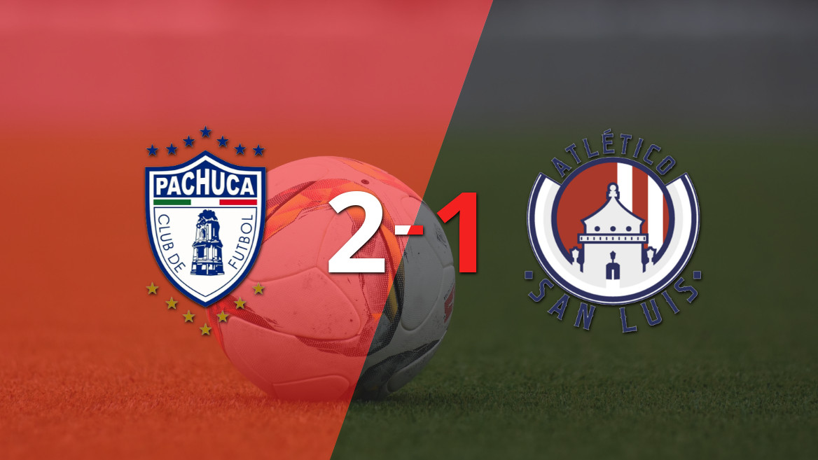 Pachuca se lleva la victoria ante Atl. de San Luis en un emocionante encuentro