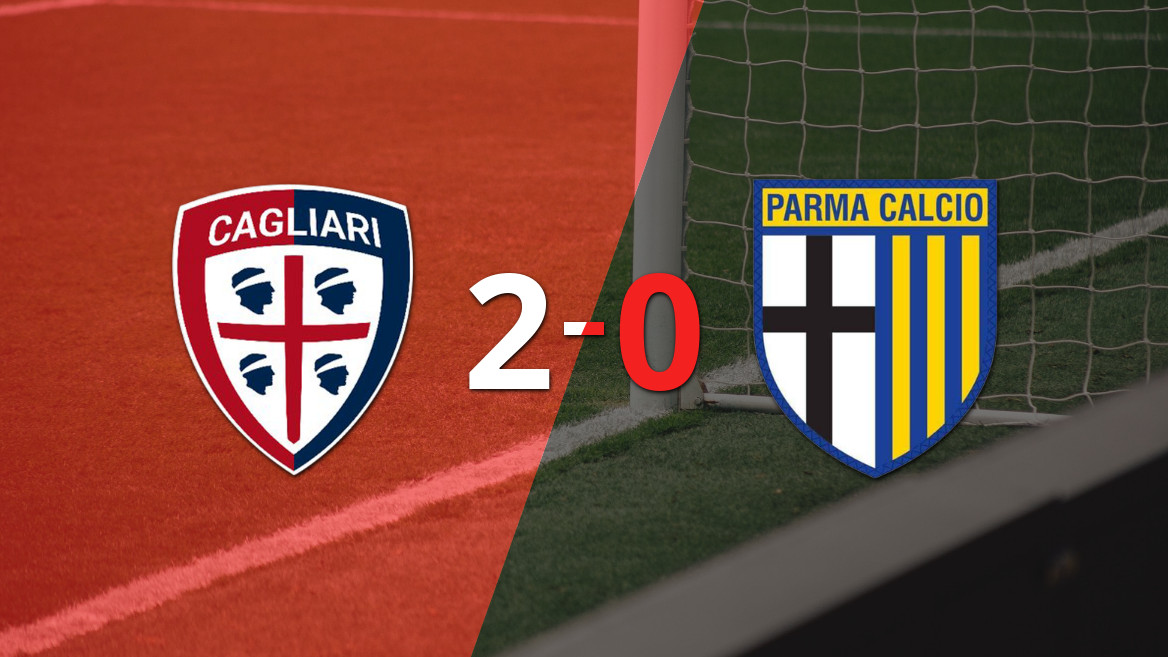 Cagliari Claims a 2-0 Victory Over Parma at Home