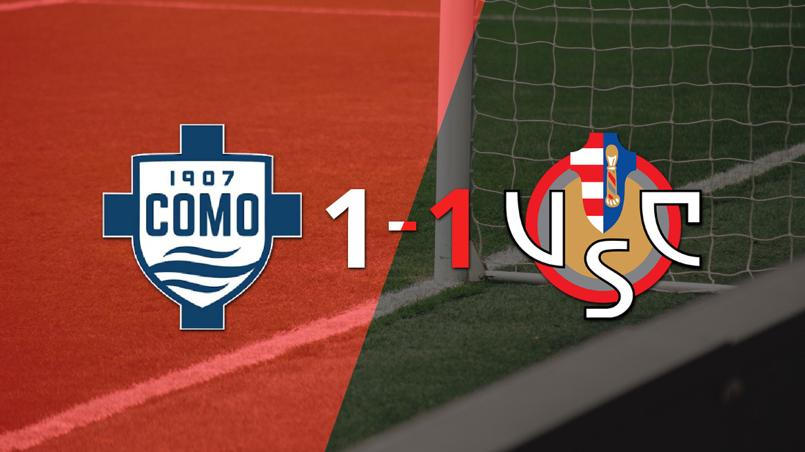 Empate entre Como 1907 e Cremonese em jogo muito disputado