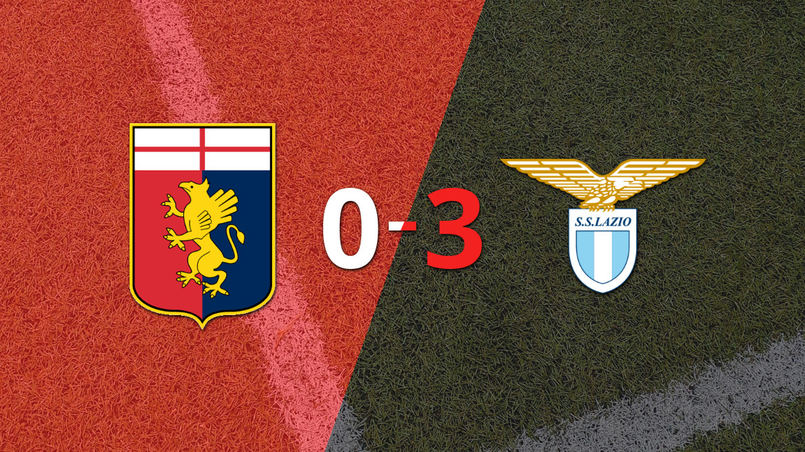 Lazio arrasa con un contundente 3 a 0 ante Genoa