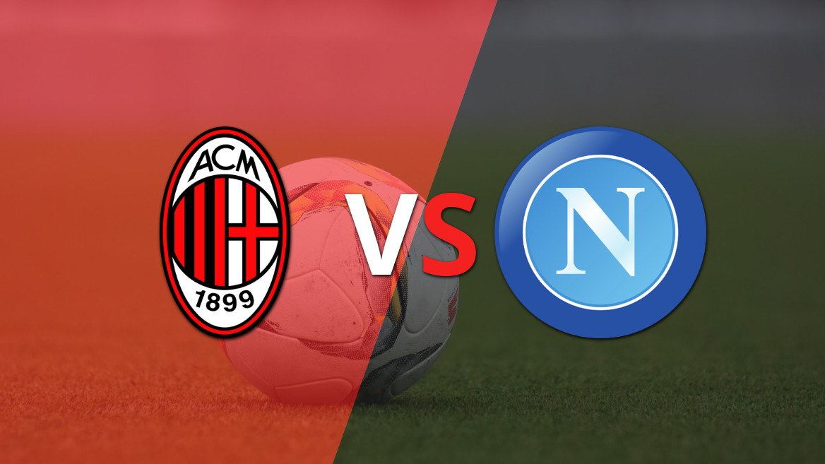 El Napoli busca mantener su racha ganadora y liderar ante el Milan