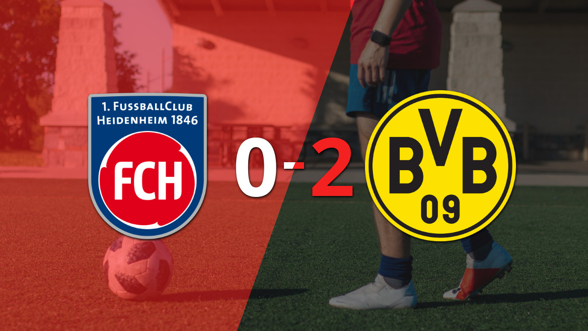 El poderío de Borussia Dortmund supera a Heidenheim en la Bundesliga