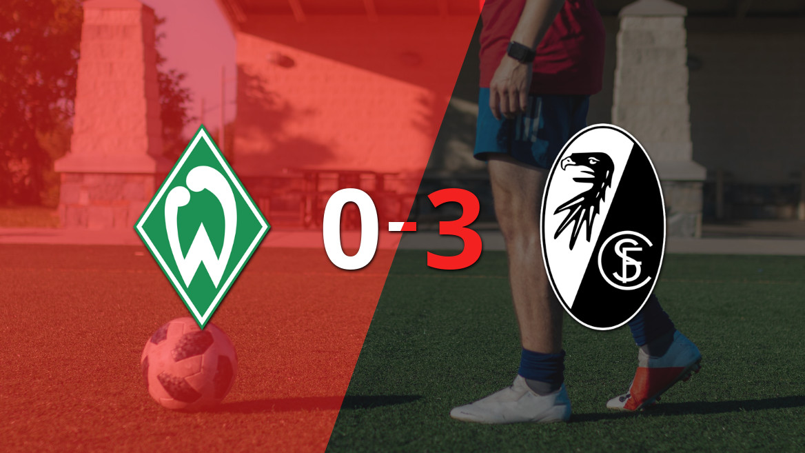Friburgo vence Werder Bremen em grande estilo com 3 a 0