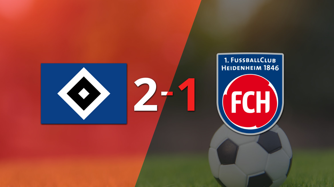 Hamburgo SV mantém sua força e derrota Heidenheim com um gol no final