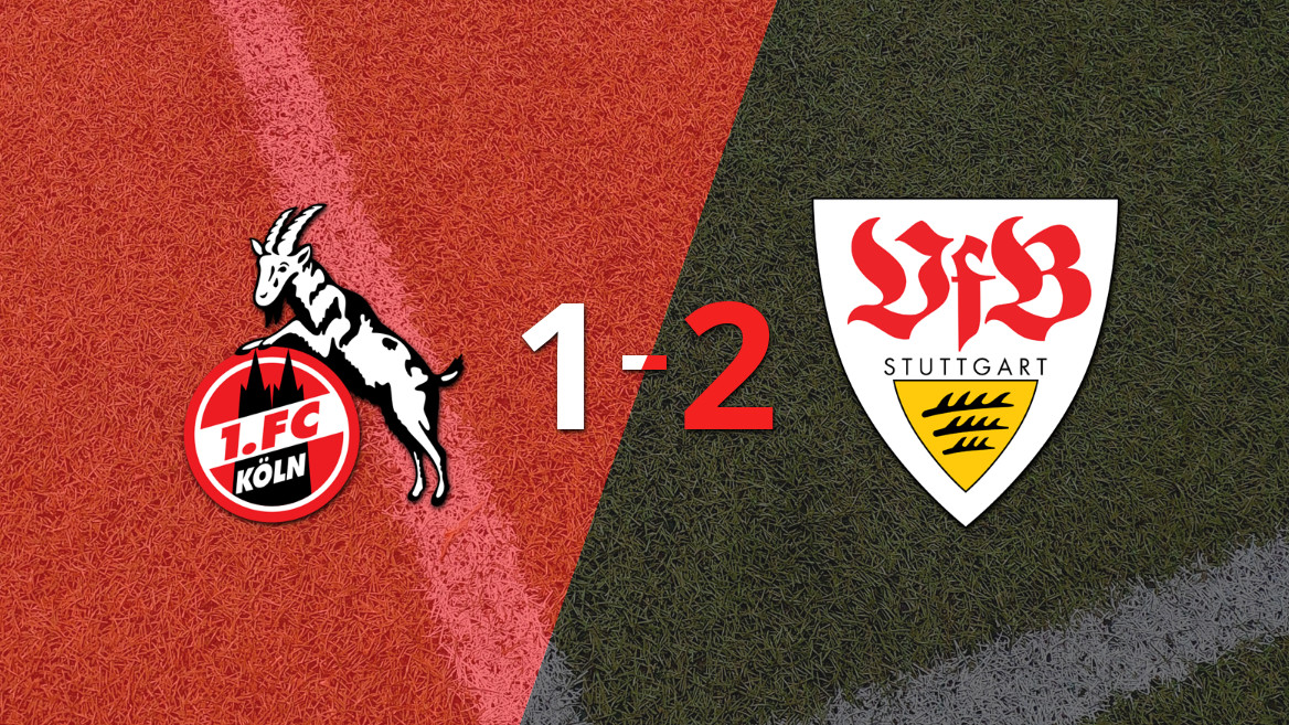 Stuttgart remontó ante Colonia y se llevó el triunfo