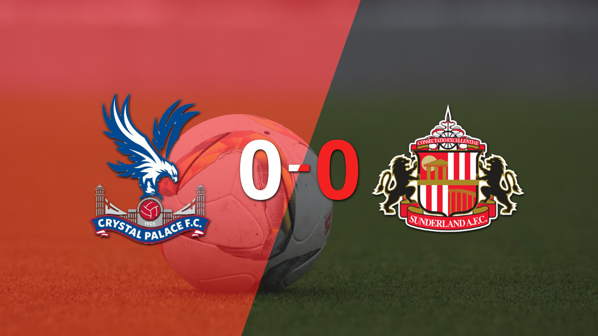 Empate sem gols entre Crystal Palace e Sunderland