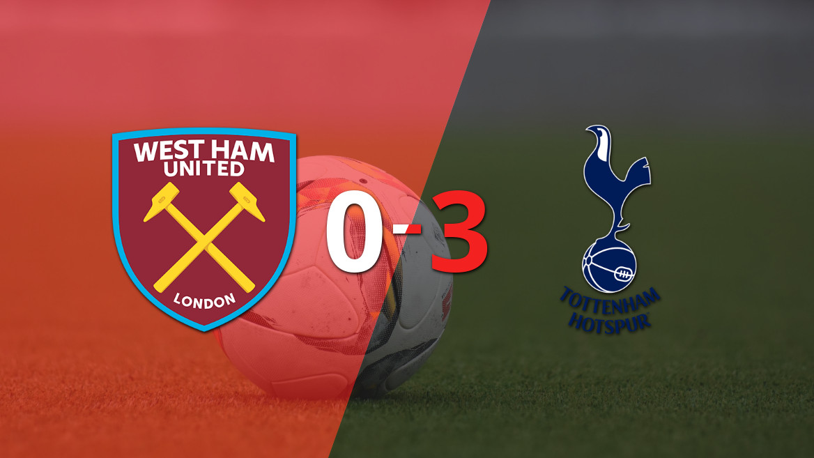 Tottenham humilla a West Ham con un contundente 3 a 0