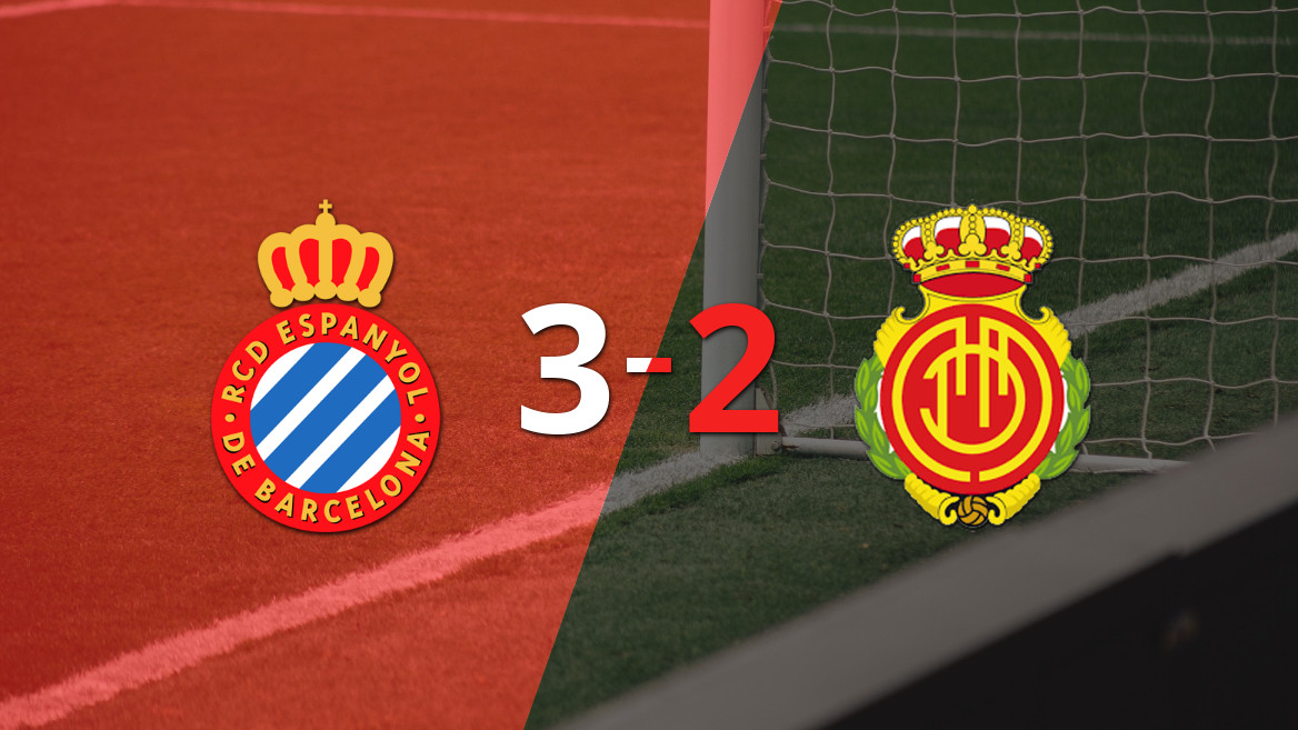 Espanyol vence Mallorca 3-2 em partida emocionante, com Muriqi em destaque