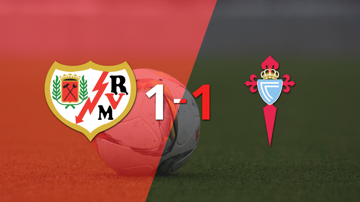 Empate agónico entre Rayo Vallecano y Celta en Vallecas