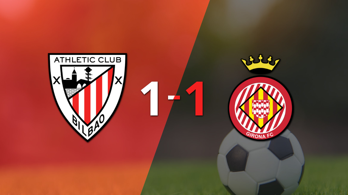 Empate entre Athletic Bilbao e Girona em La Catedral