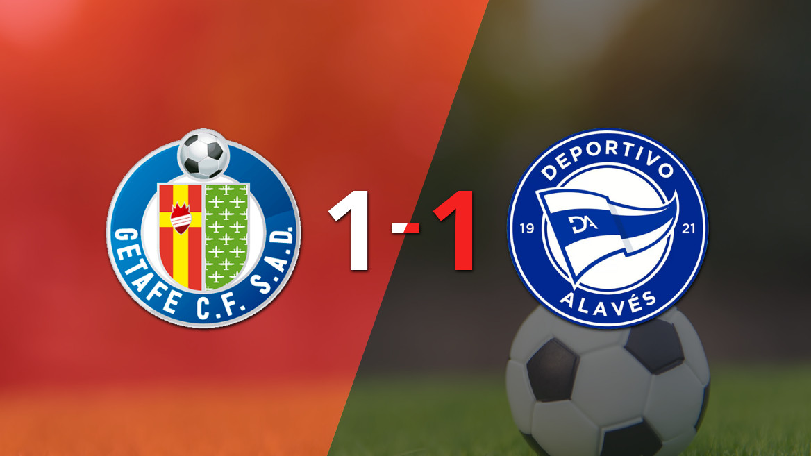 Getafe y Alavés comparten puntos en un reñido duelo