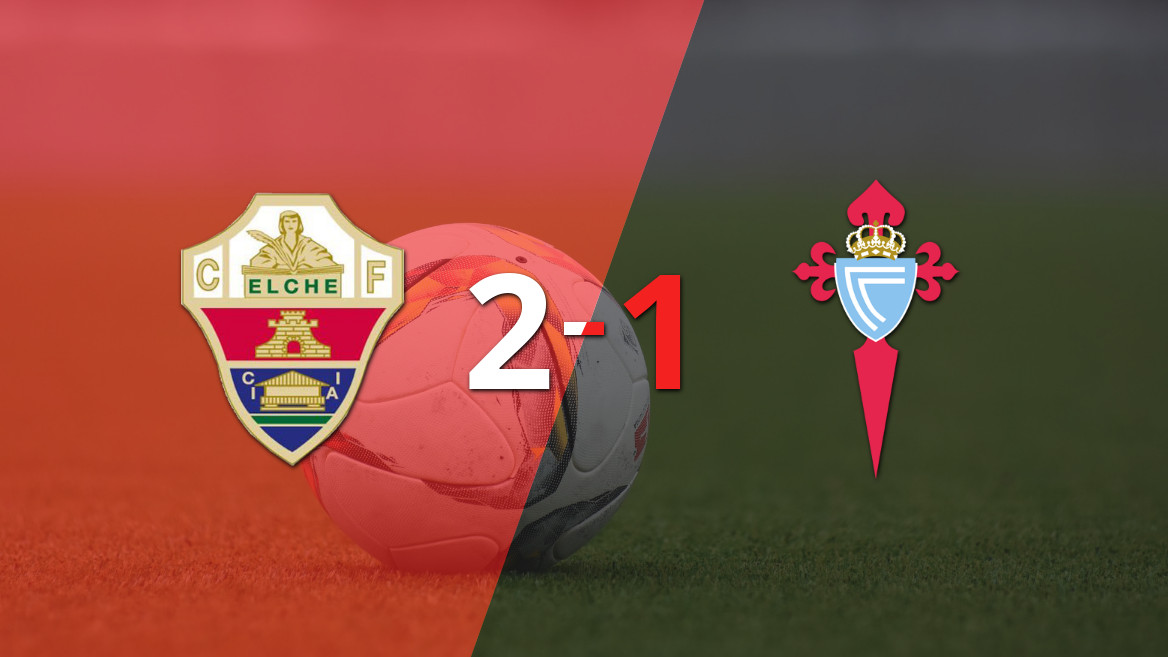 Elche se lleva la victoria ante Celta en una contienda intensa