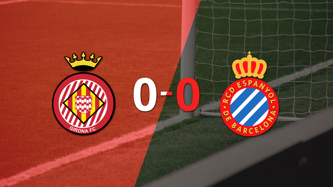 Un empate sin goles en el derbi catalán entre Girona y Espanyol