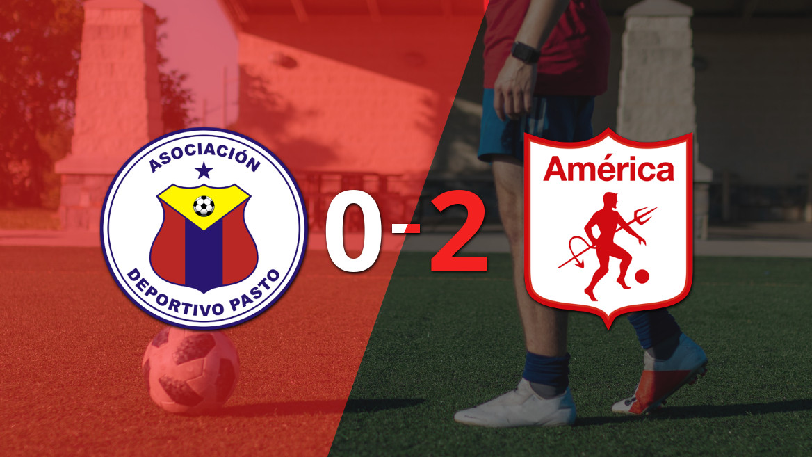 América de Cali se impone ante Pasto con un sólido 2-0