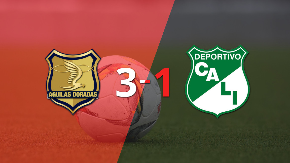 Águilas Doradas Rionegro Triumphs with a 3-1 Victory Over Deportivo Cali