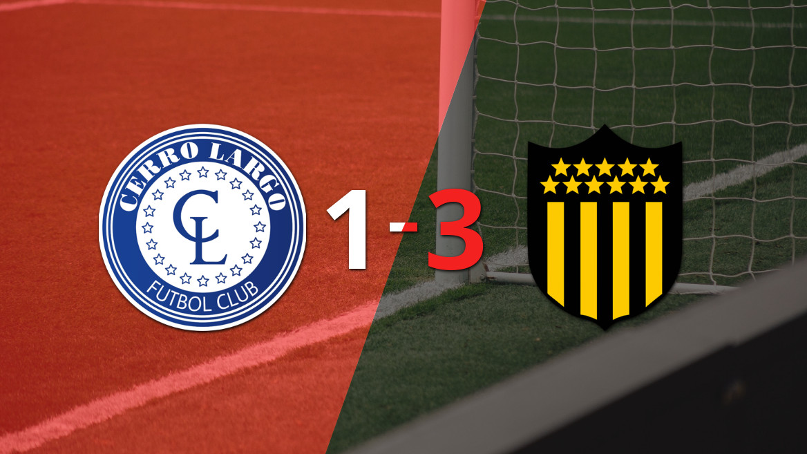 Peñarol vence a Cerro Largo com uma virada impressionante de 3 a 1