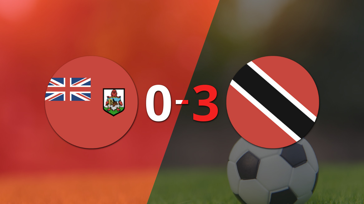 Trinidad se impone con autoridad a Bermudas en una contundente victoria por 3-0