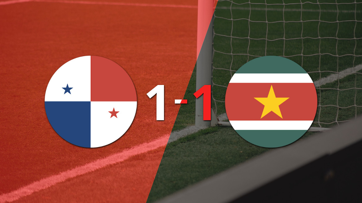 Panamá e Surinam empatam em um emocionante jogo