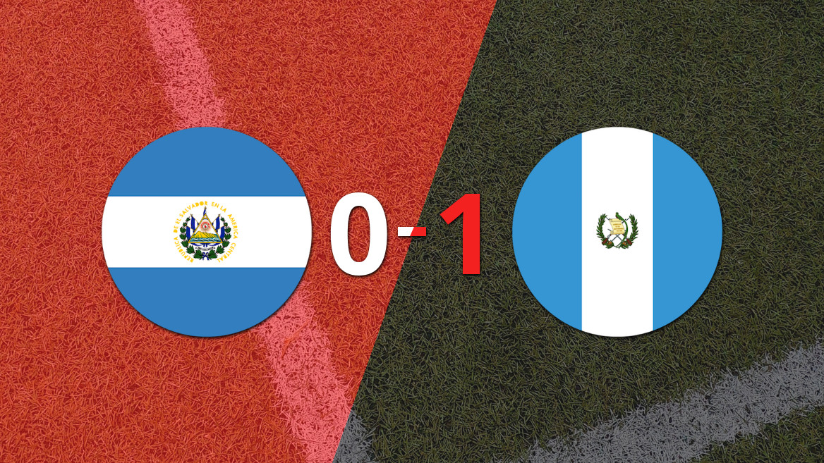 “Guatemala triunfa sobre El Salvador com gol de Oscar Santis”