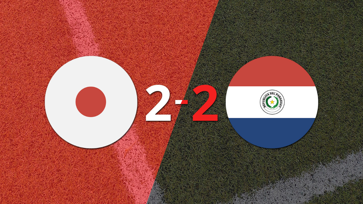 Japão e Paraguai empatam em amistoso com gol no último minuto
