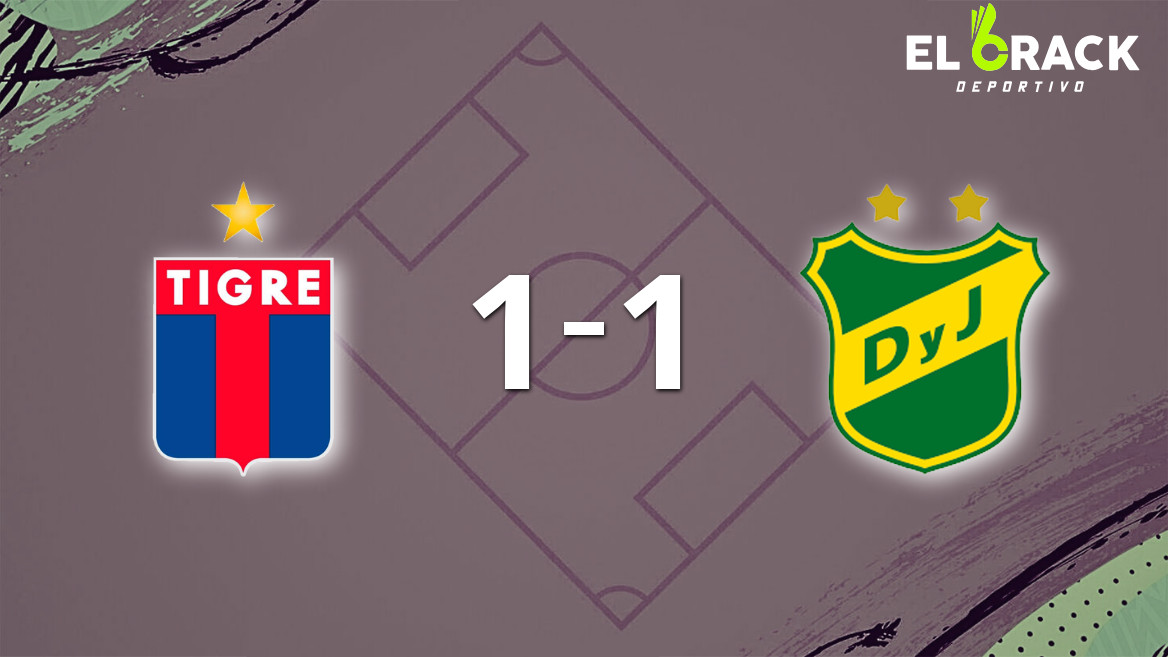 Tigre resolvió su juego de la fecha 11 con un empate 1-1 frente a Defensa y Justicia