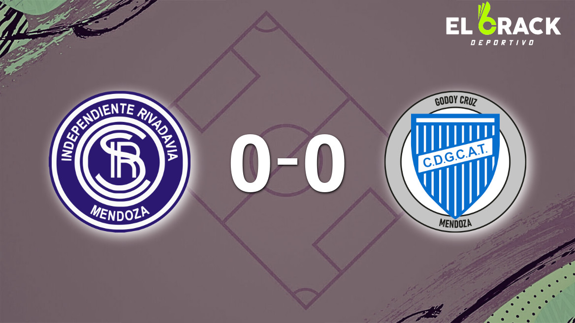 Independiente Riv. (M) y Godoy Cruz empataron sin goles