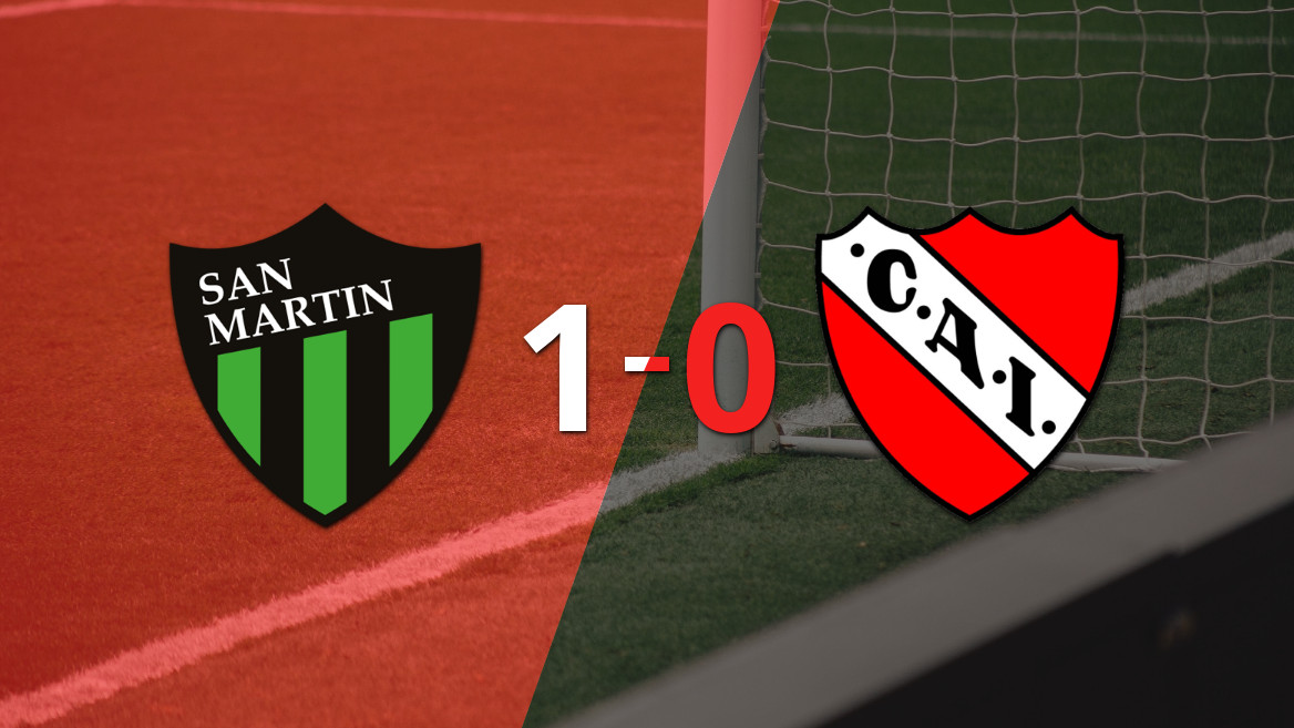 San Martín (SJ) Claims Victory Over Independiente with a Single Goal at 27 de Septiembre Stadium