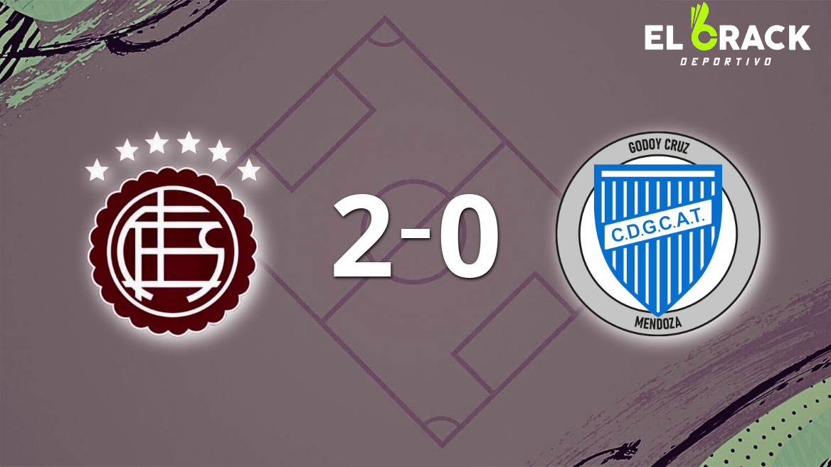 Godoy Cruz cayó derrotada ante Lanús por 2-0