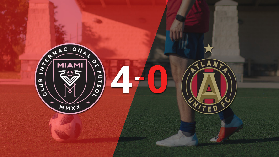 Lionel Messi’s Brace Leads Inter Miami to a Dominant 4-0 Victory Over Atlanta United