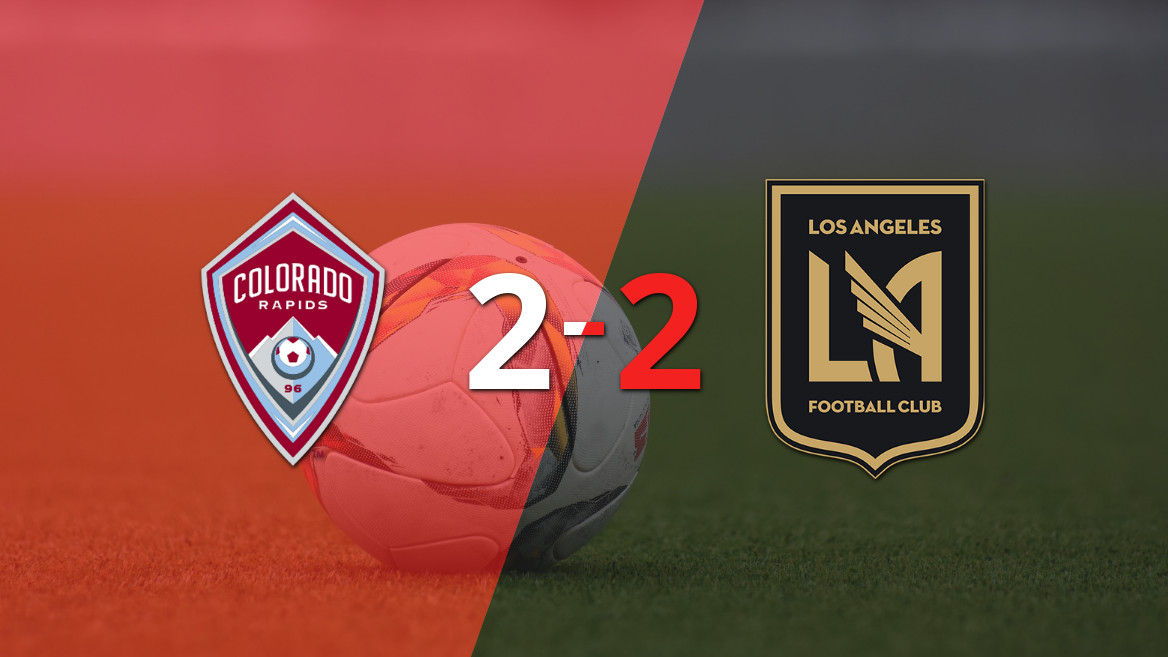 Los Angeles FC logró un empate épico ante Colorado Rapids