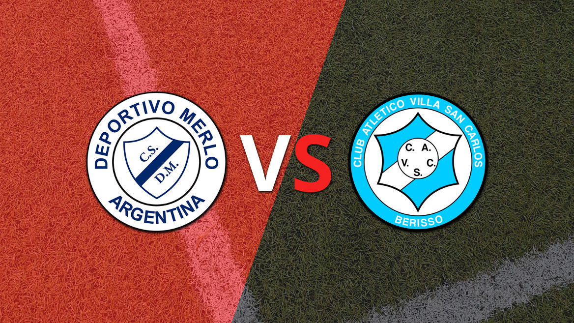 EN VIVO: Dep. Merlo y Villa San Carlos empataron 1 a 1