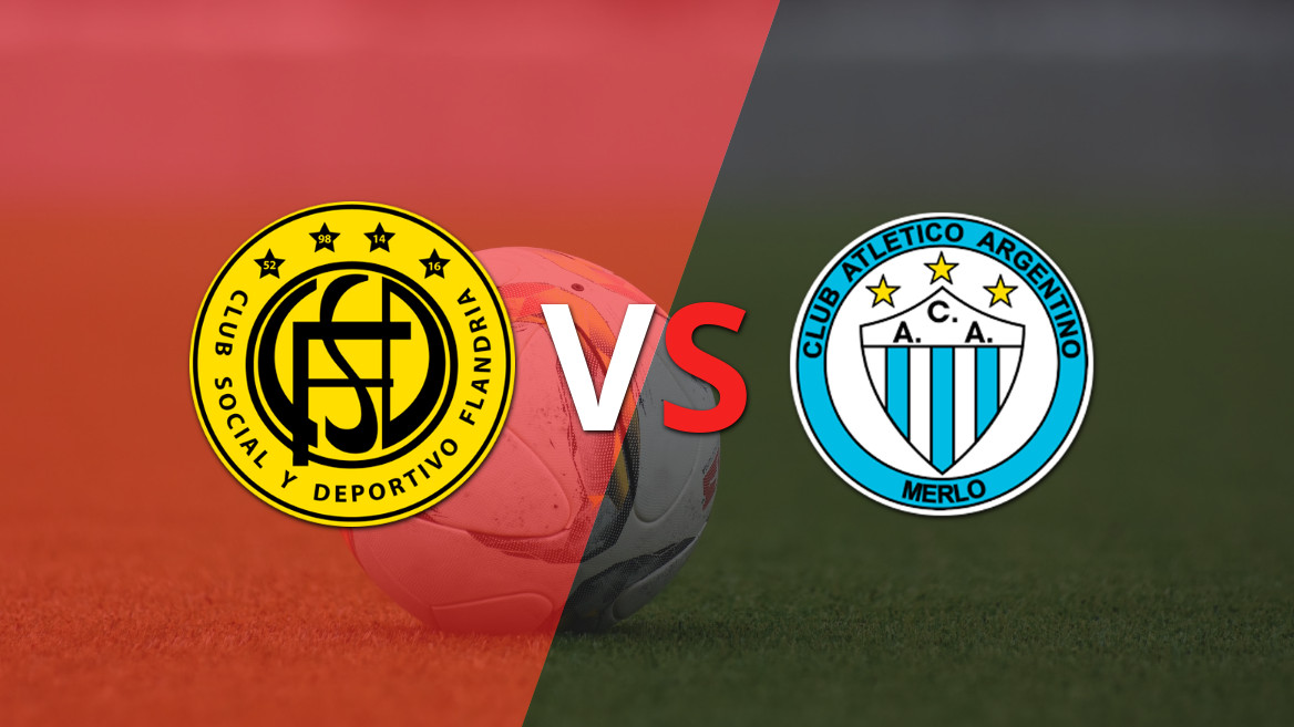 EN VIVO: Flandria venció a Argentino de Merlo 1 a 0 en el estadio Carlos V