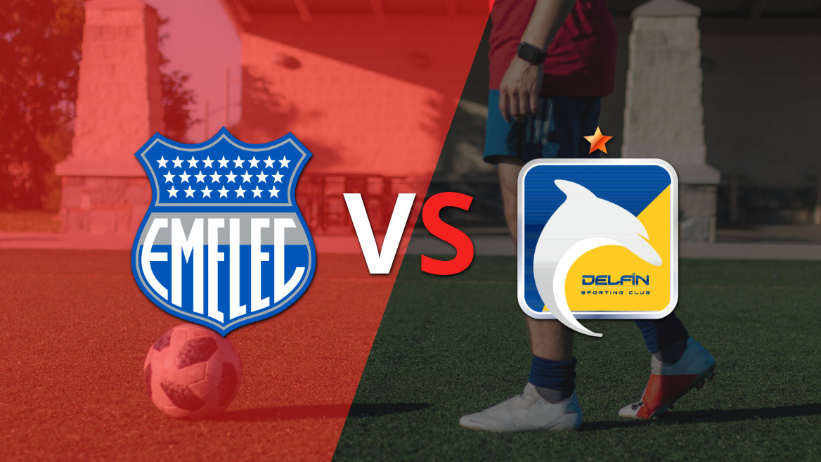 EN VIVO: A Emelec le alcanzó con un gol para derrotar a Delfín en el estadio la Caldera