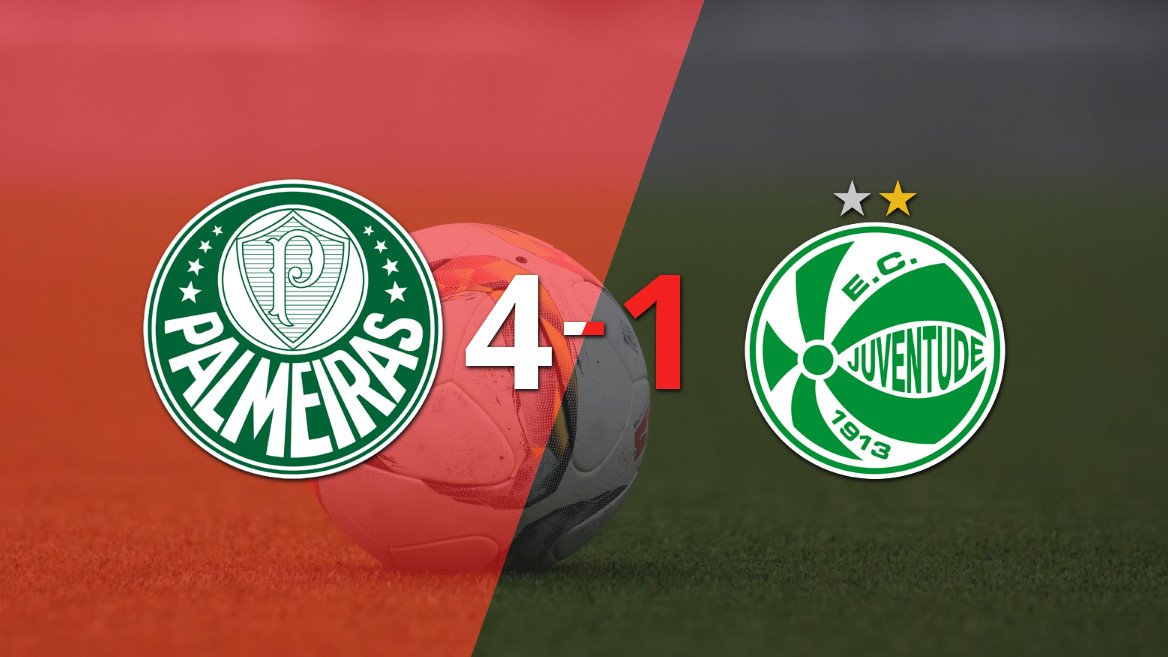 Palmeiras Dominates with a 4-1 Victory