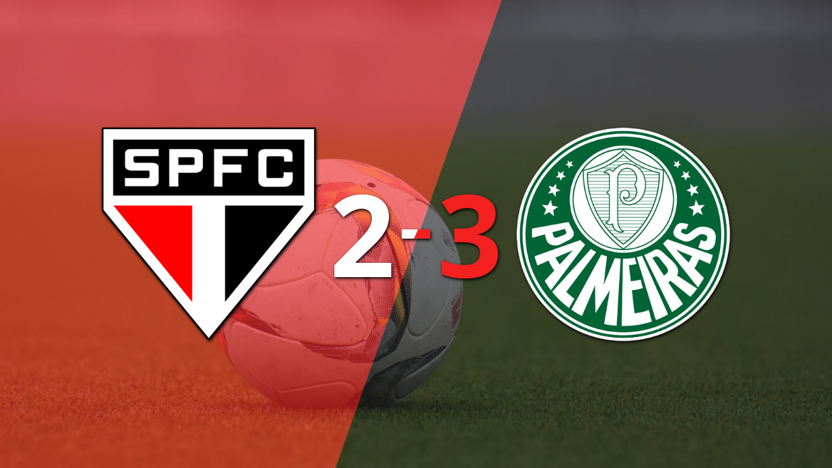 Palmeiras se impone en el clásico ‘Choque-Rei’ superando a São Paulo por 3 a 2