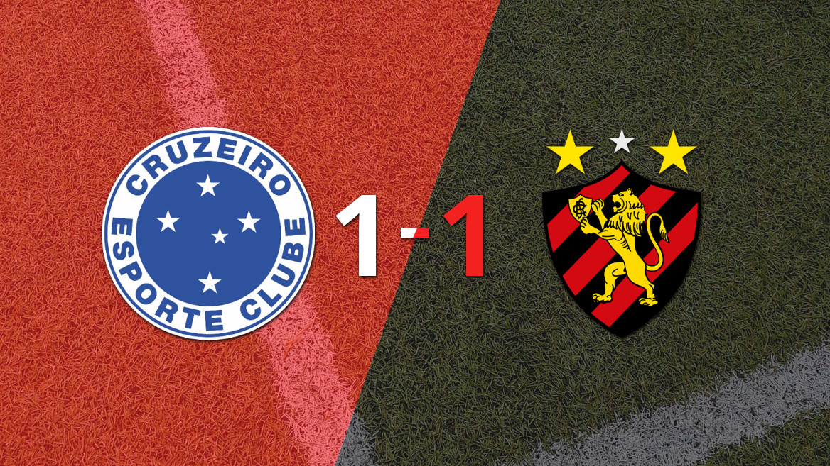 Cruzeiro e Sport Recife empatam em duelo emocionante