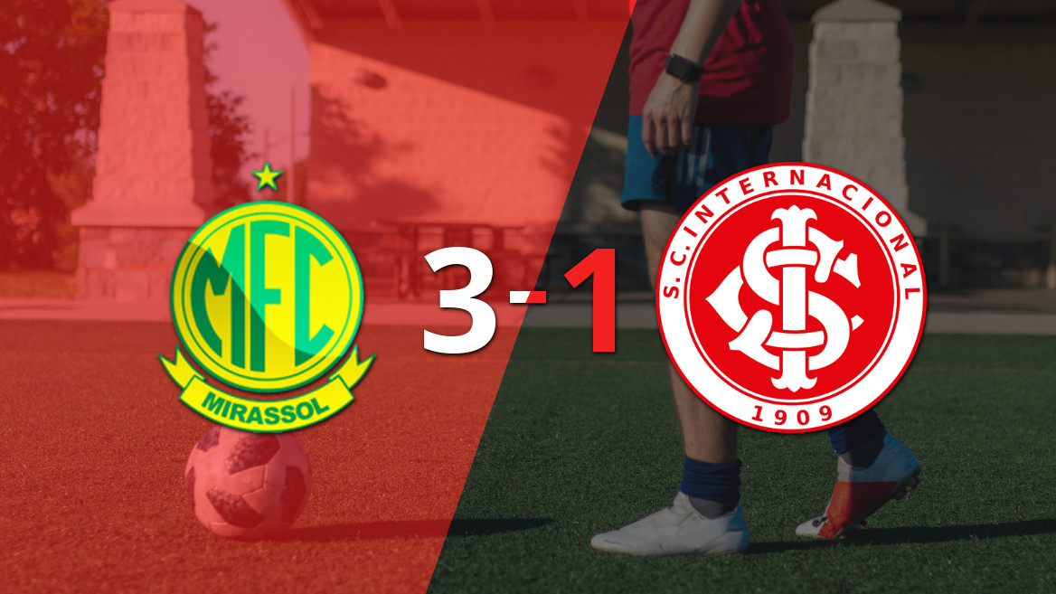 Dominio total de Mirassol ante Internacional