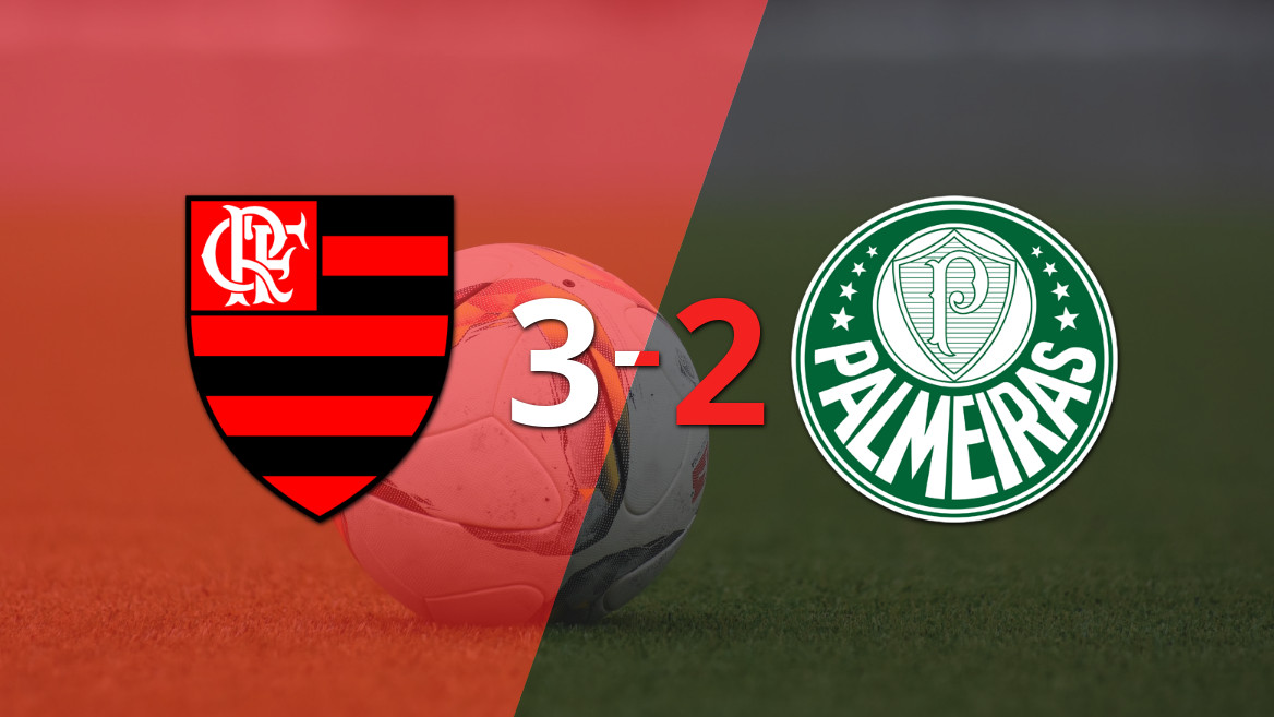 Flamengo Clinches Thrilling 3-2 Victory Over Palmeiras