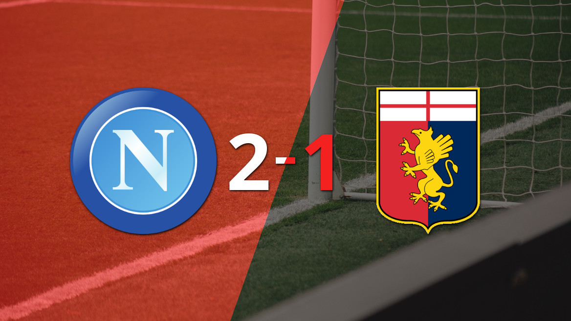 Napoli overcomes Genoa and secures a 2-1 victory
