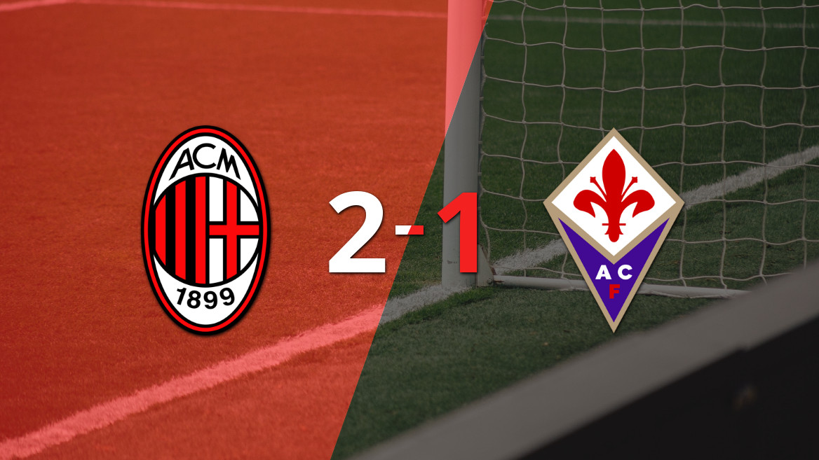 Milan logra una remontada épica ante Fiorentina y triunfa 2 a 1 con un gol en el tiempo de descuento