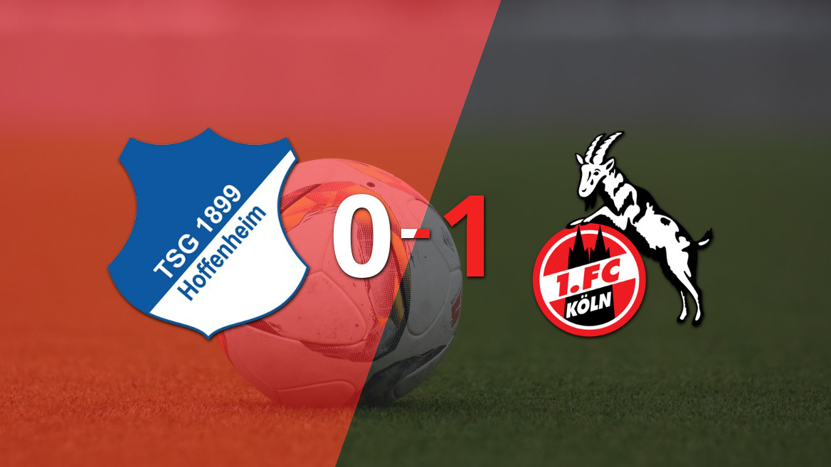 Colonia conquista a Hoffenheim con un gol de Said El Mala en el PreZero Arena