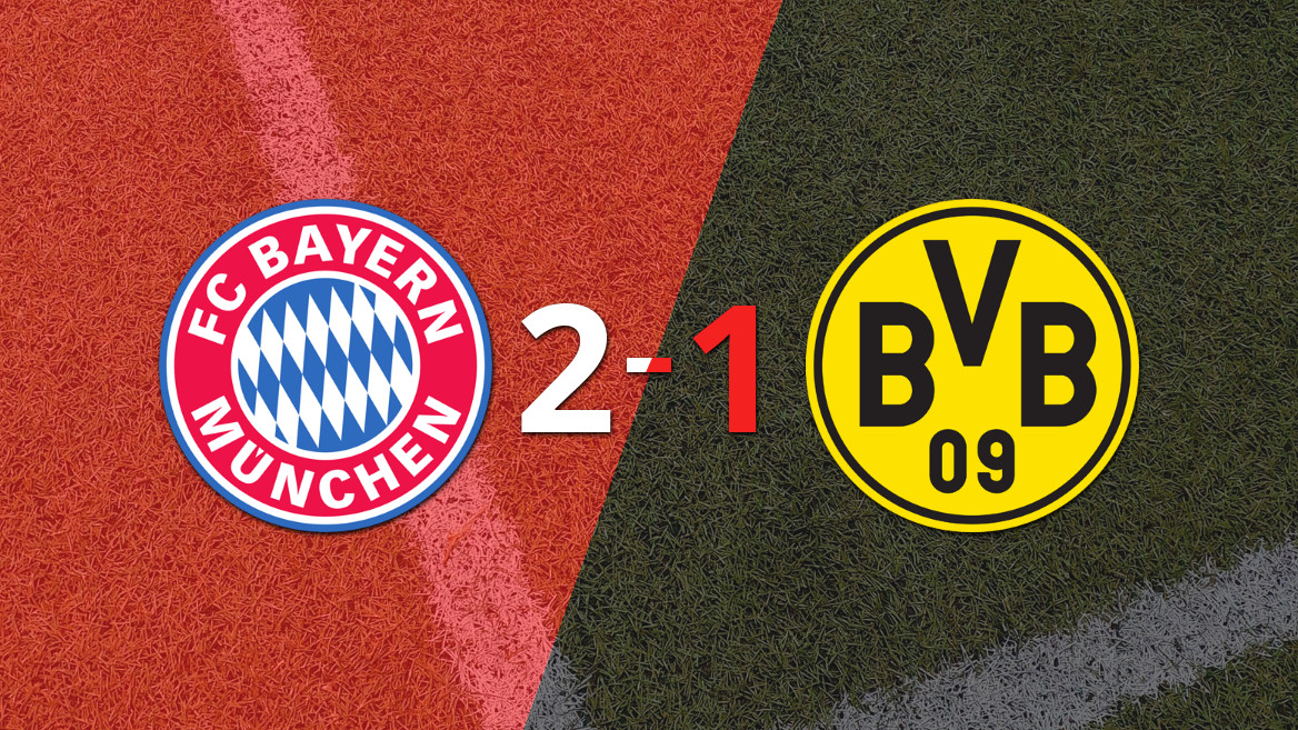 Bayern Múnich se impone 2-1 a Borussia Dortmund en un emocionante ‘Der Klassiker’